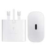 شارژر دیواری اصلی سامسونگ مدل 25W PD Adapter USB-C برد سبز دارایnfc