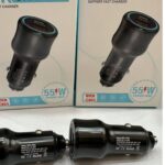 شارژر فندکی سوپر فست ماشین 55 وات مدل WKN-C803 (USB-C + USB-A)
