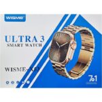 ساعت هوشمند ویسمی مدل WISME-X53 ULTRA3 با 7بند فلزی و سیلیکونی - Image 5