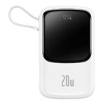 پاوربانک 20000mAh بیسوس مدل +Qpow Pro با کابل تایپ C